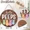 Easter Bunny Door Decoration – Hello Peeps Wooden Welcome Wall Sign for Home and Party Decor